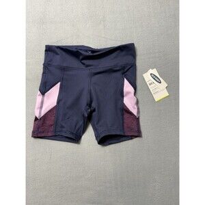 NWT Old Navy Active Girl's Go-Dry Powersoft sz M 8 high shorts navy blue